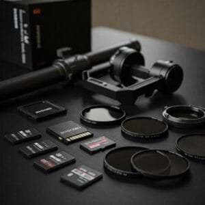 Camera Accessories (Memory Cards, Gimbals, Filters)