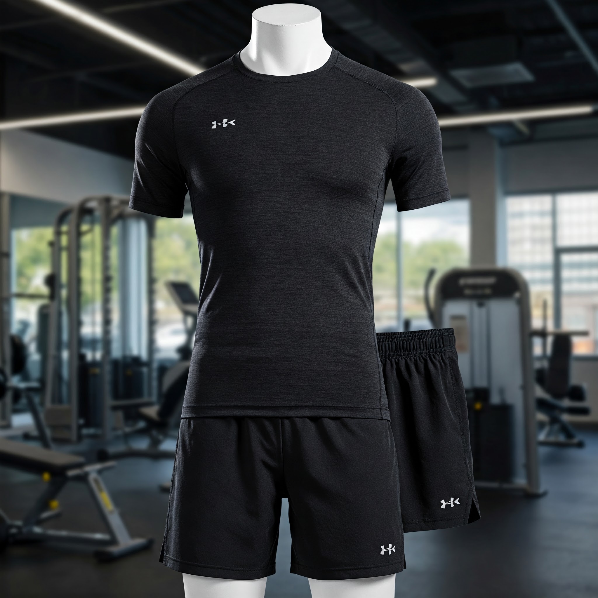 Lightweight and breathable sportswear set for high-performance workouts.