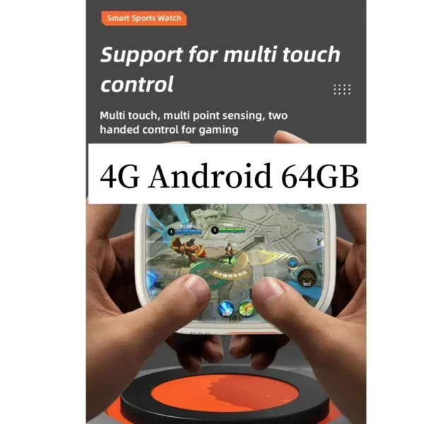 CDS9 Pro 4G Smartwatch – GPS, 256GB, Rotating Camera - Image 2