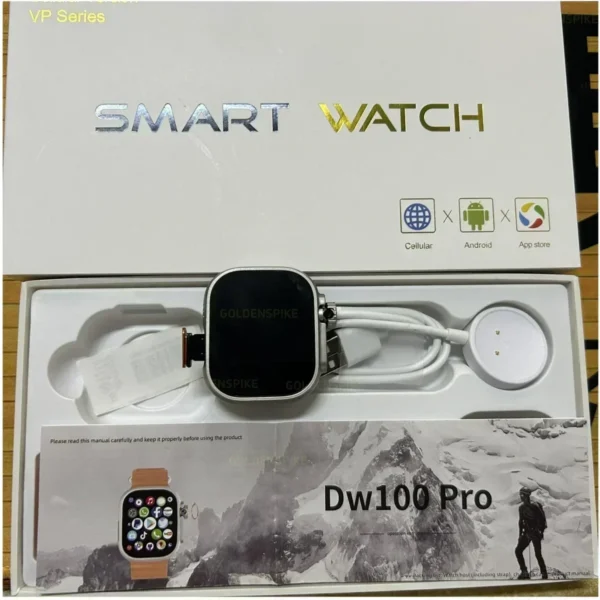 DW100 Pro 2025 Smartwatch - 2.29" AMOLED, Rotating Camera, Android 10, GPS/WiFi (Men's Bluetooth Watch - Image 3