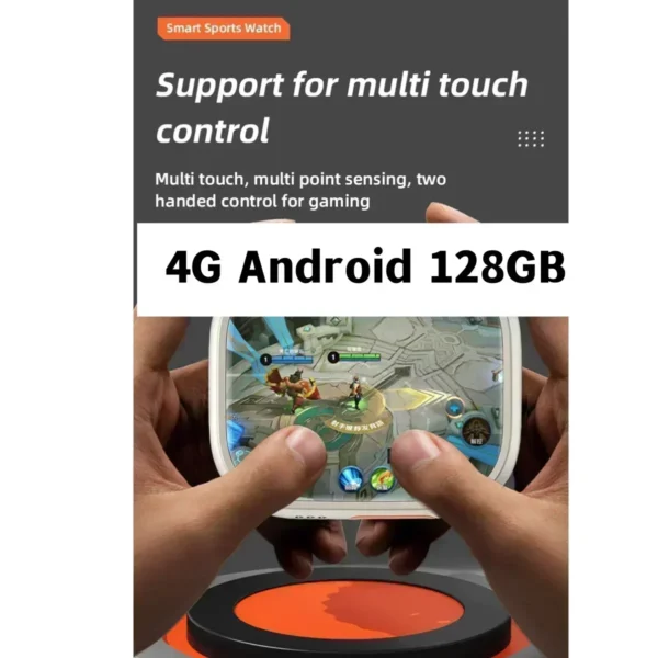 CDS9 Pro 4G Smartwatch - GPS, WiFi, 256GB, Rotating Camera | Heart Rate & All-Network Support - Image 3