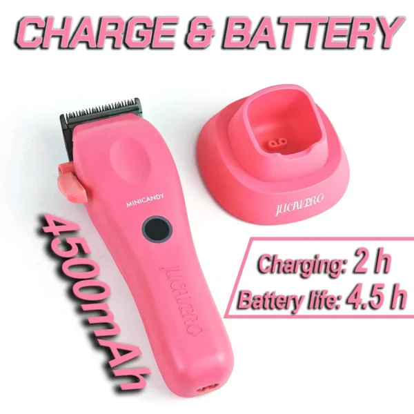 7800RPM PRO Clipper - DLC Fade Blade, 4500mAh (Barber Shop Trimmer)