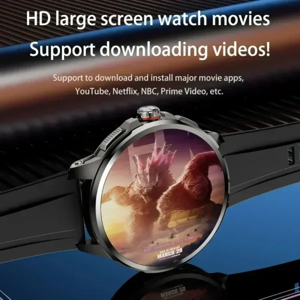 H99 Armored Smartwatch - Rotating Camera, GPS, Social Apps - Image 6
