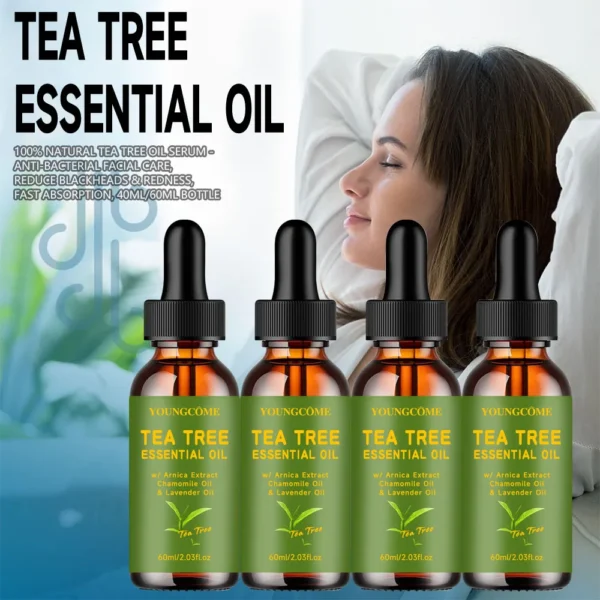 YOUNGCOME 100% Natural Tea Tree Oil Serum – 40ML/60ML