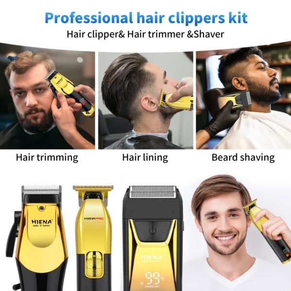 HIENA Rechargeable Hair Trimmer for Men - Image 5