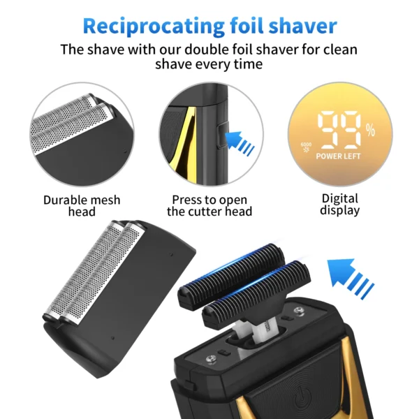 HIENA Rechargeable Hair Trimmer for Men - Image 2